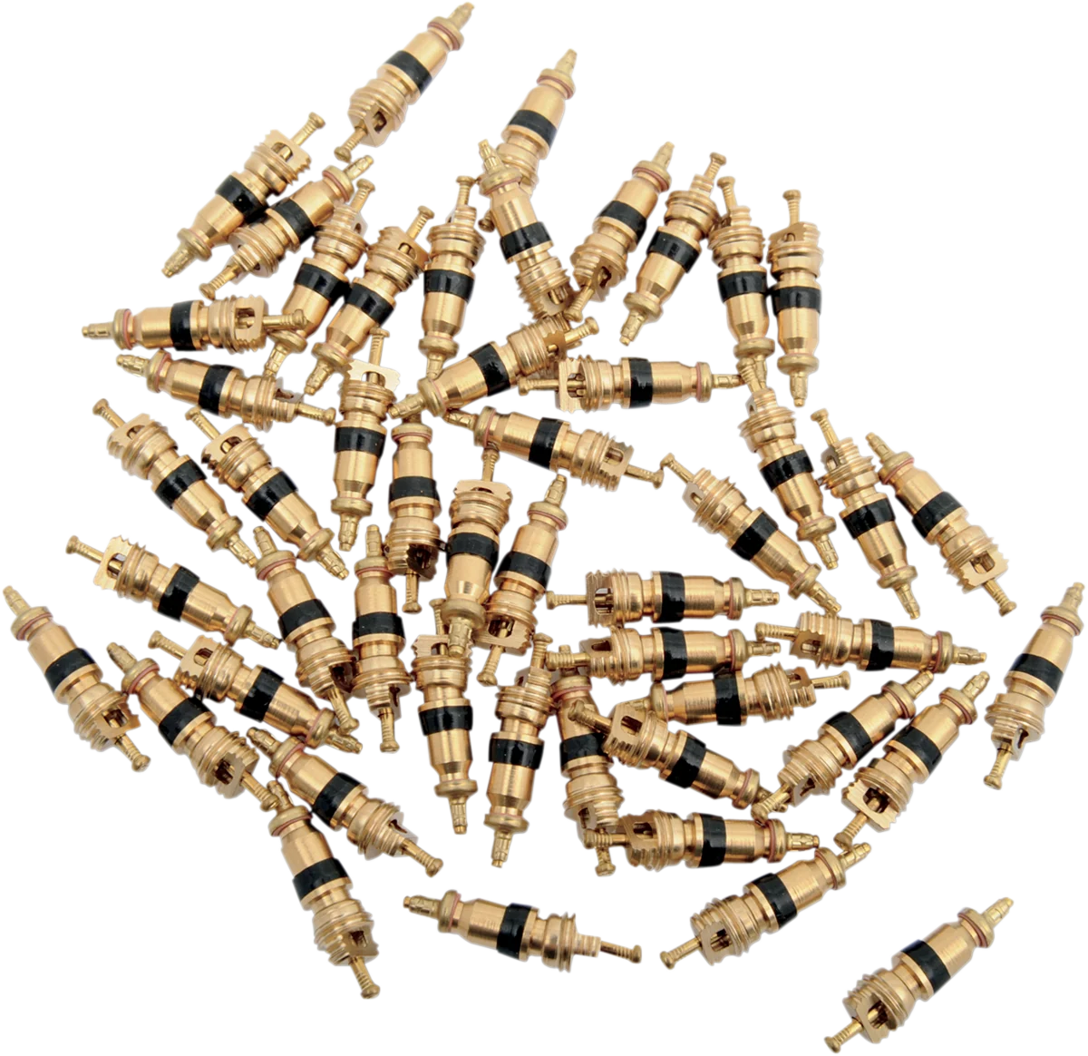 Detailed K L SUPPLY Valve Core - Straight - Gold - 50 Pack 32-8214 Official