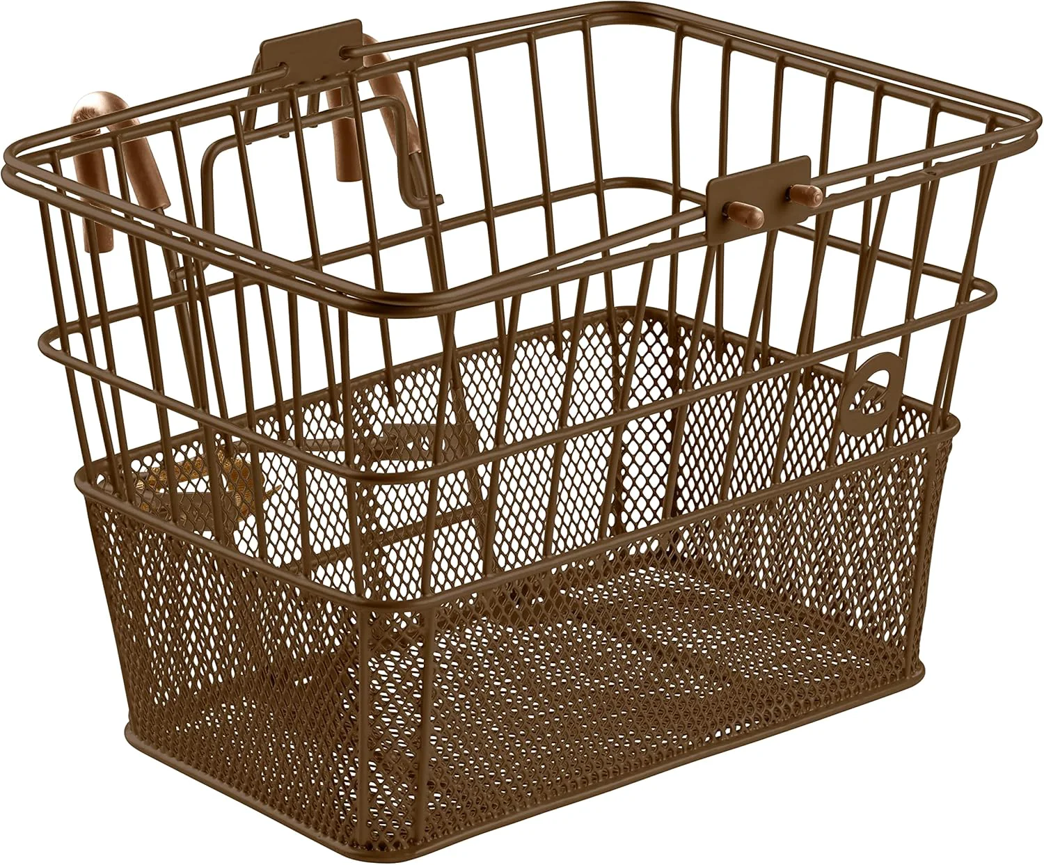 Specialty Retrospec Apollo Detachable Front Bike Basket Steel Half-Mesh with Integrated Detachable Hooks and Built-In Handle Easy Assembly and Portability for Bicycles Luxury