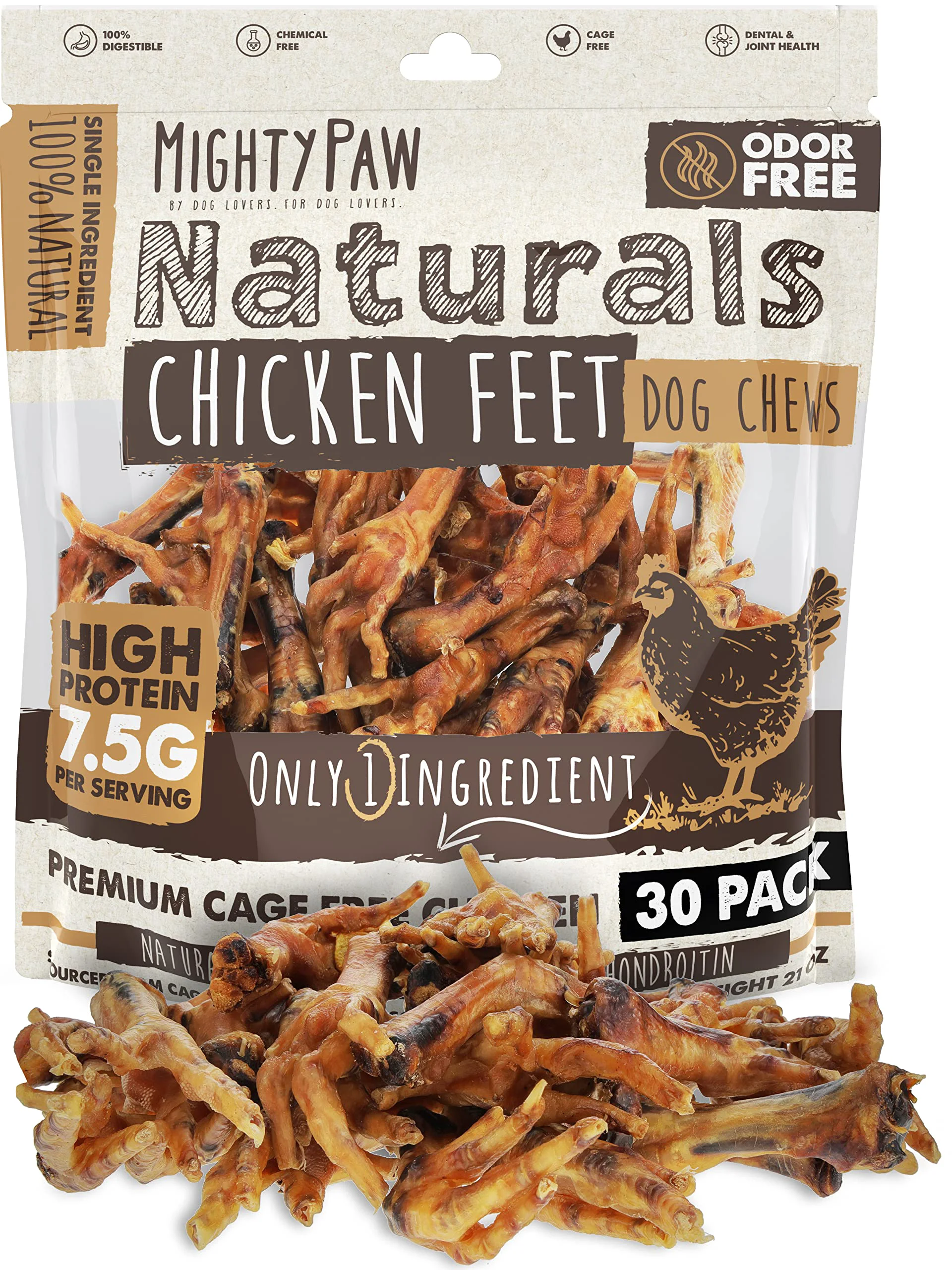 Consistent Mighty Paw Naturals Chicken Feet Dog Treats 30 Pack VisaMastercardMaestroApple PayDiscoverShop Pay Exceptional