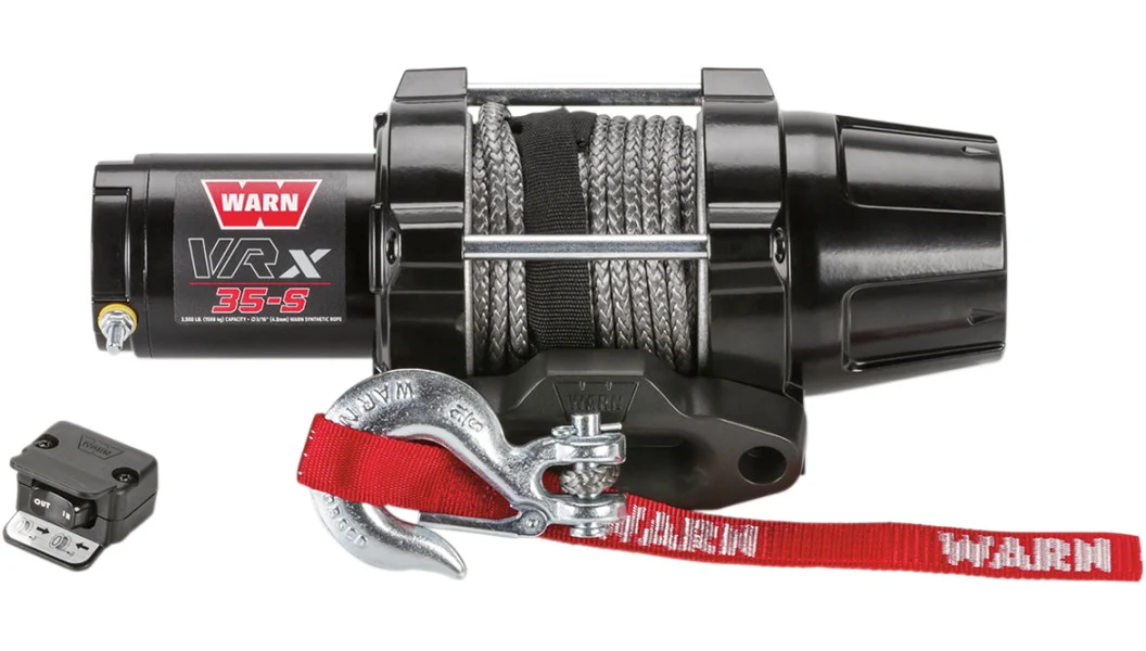 Pure WARN VRX 35-S Winch - Handlebar Rocker Switch - Synthetic Rope 101030 Soft