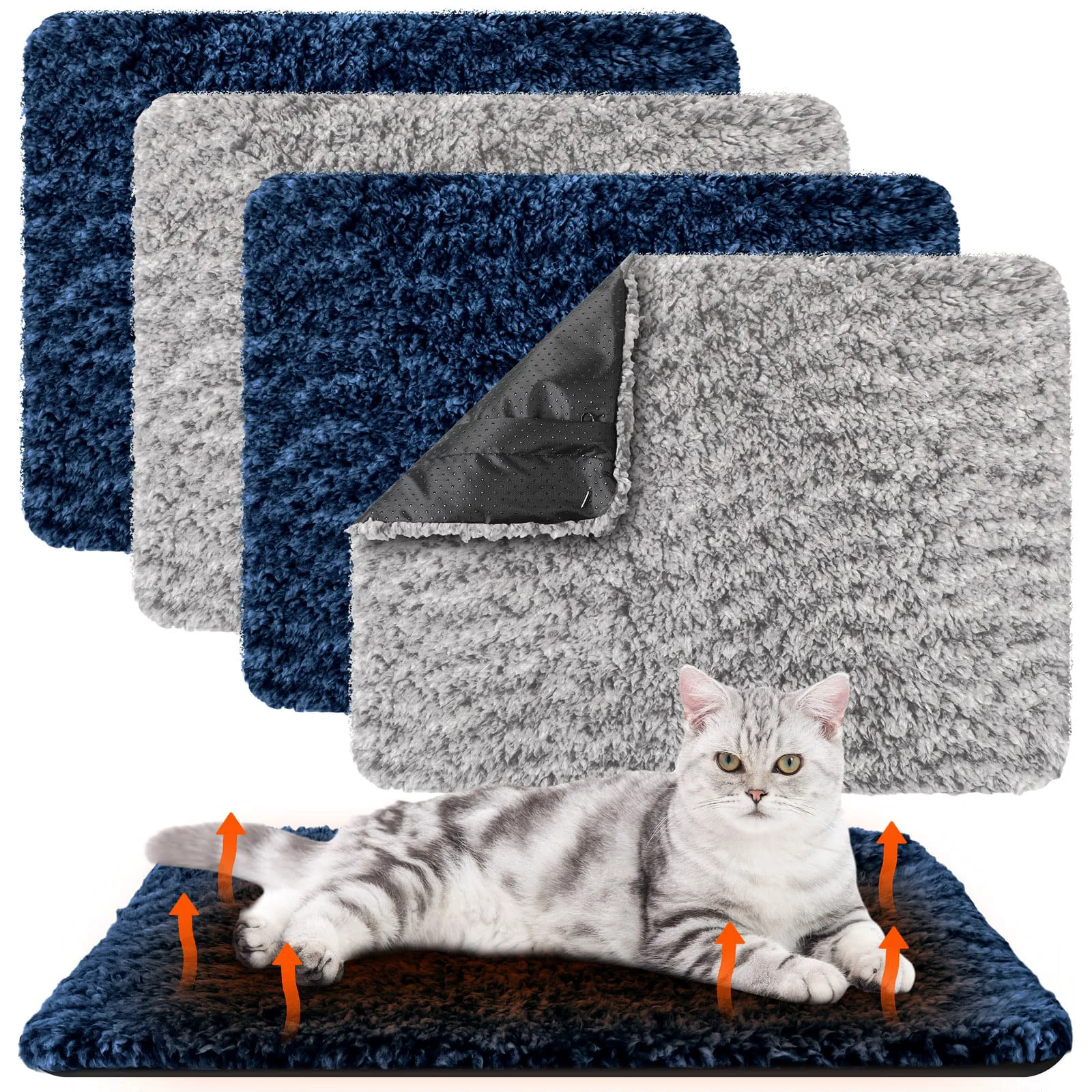 Responsible Drydiet 4-Pack Self-Warming Cat Pads Heat-Reflecting No-Electric Pet Mat Proven