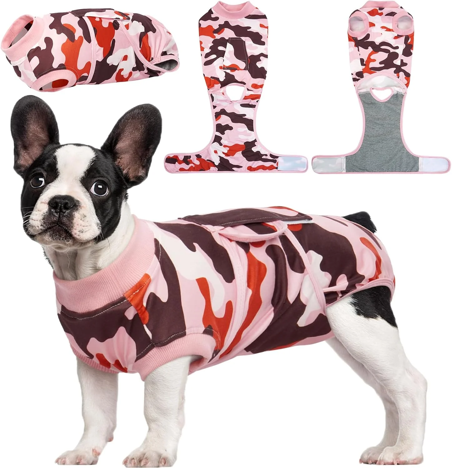 Versatile Kuoser Recovery Suit for Dogs Cats After Surgery Professional Pet Recovery Shirt Dog Abdominal Wounds Bandages Substitute E-Collar Cone Prevent Licking Dog Onesies Pet Surgery Recovery Suit Outstanding