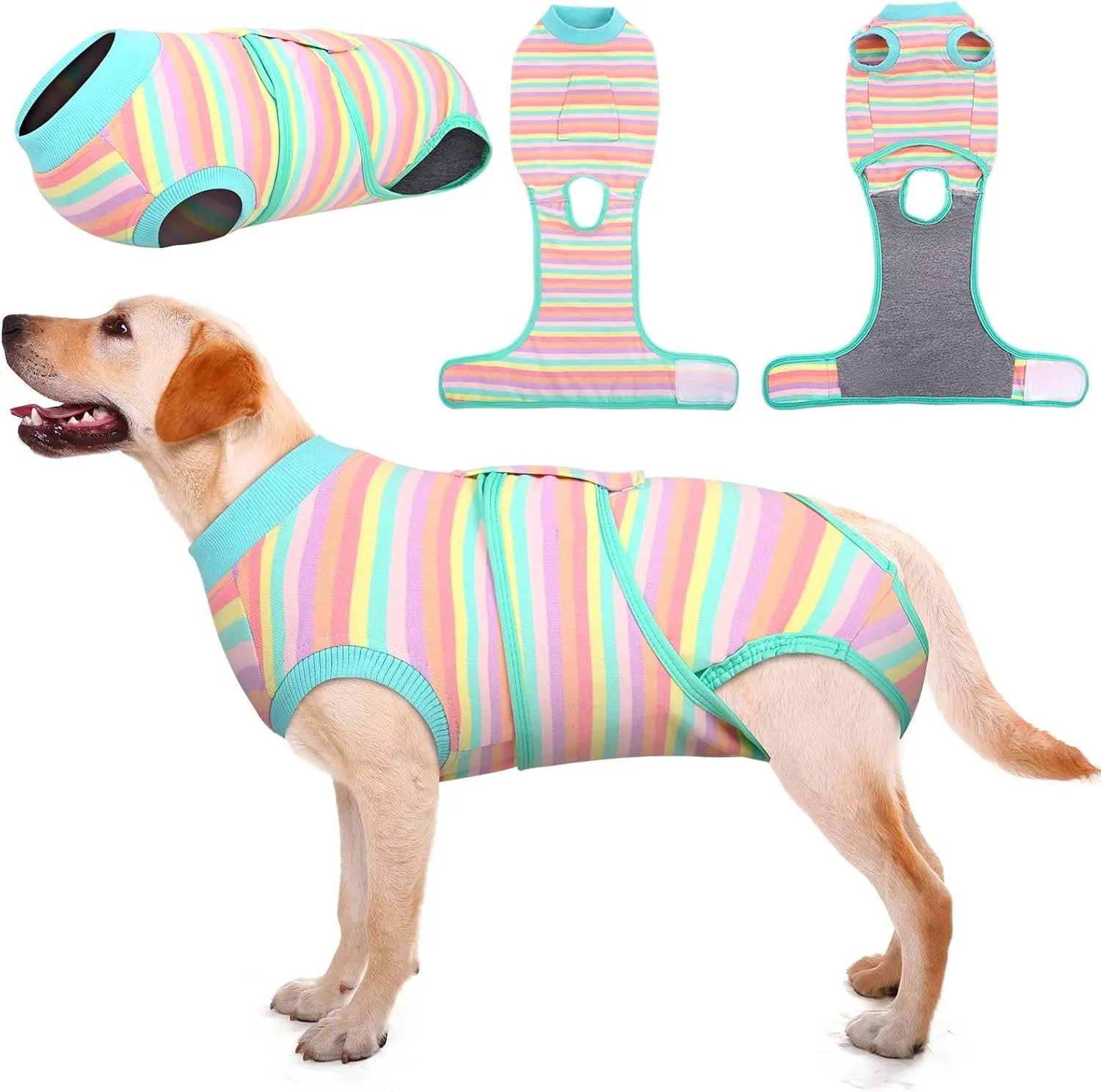 Responsible Kuoser Recovery Suit for Dogs Cats After Surgery Professional Pet Recovery Shirt Dog Abdominal Wounds Bandages Substitute E-Collar Cone Prevent Licking Dog Onesies Pet Surgery Recovery Suit Sustainable