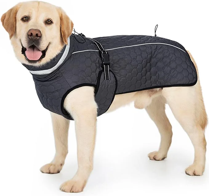 Environmentally Friendly Dog Winter Coat for Small Medium Dogs Reflective Dog Winter Jacket Thick Fleece Snowsuit Christmas Vest Warm Water-Resistant Puppy Coat Small Doggie Jackets for Cold WeatherAbout ThisOverview Superior
