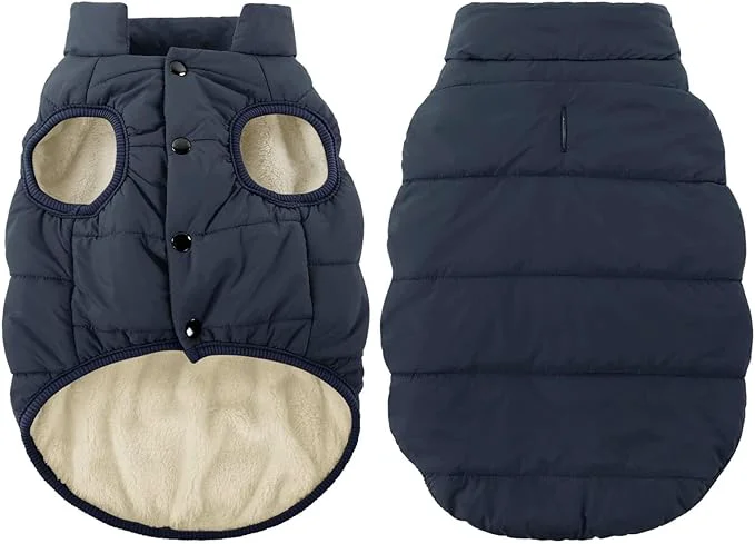 Carefully Designed ASENKU Dog Winter Coat - Waterproof Windproof Dog Jacket Warm Snowproof Doggie Puffer Vest for Cold Weather Lightweight Snow Coats for Small Medium Large Dogs XS Blue About ThisOverview Sustainable