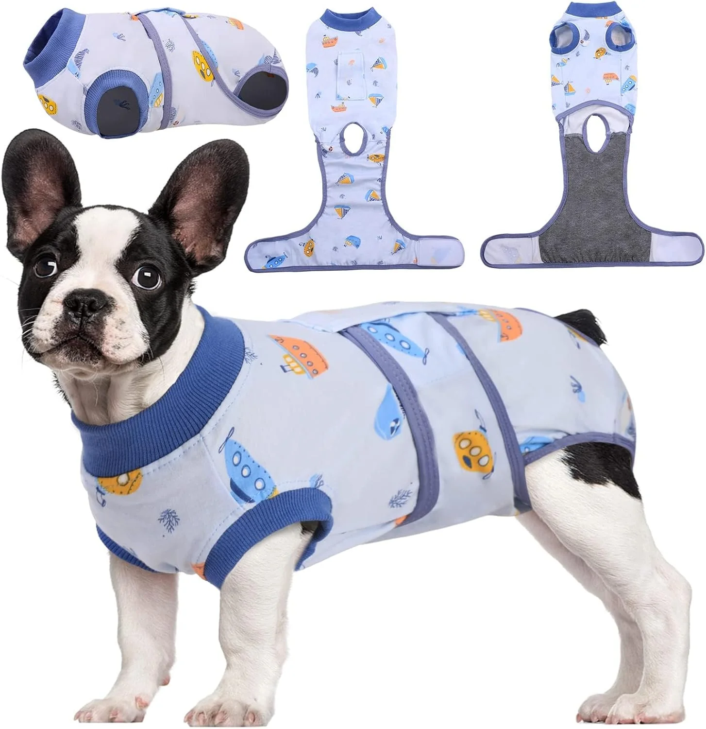 Stylish Kuoser Recovery Suit for Dogs Cats After Surgery Professional Pet Recovery Shirt Dog Abdominal Wounds Bandages Substitute E-Collar Cone Prevent Licking Dog Onesies Pet Surgery Recovery Suit Outstanding