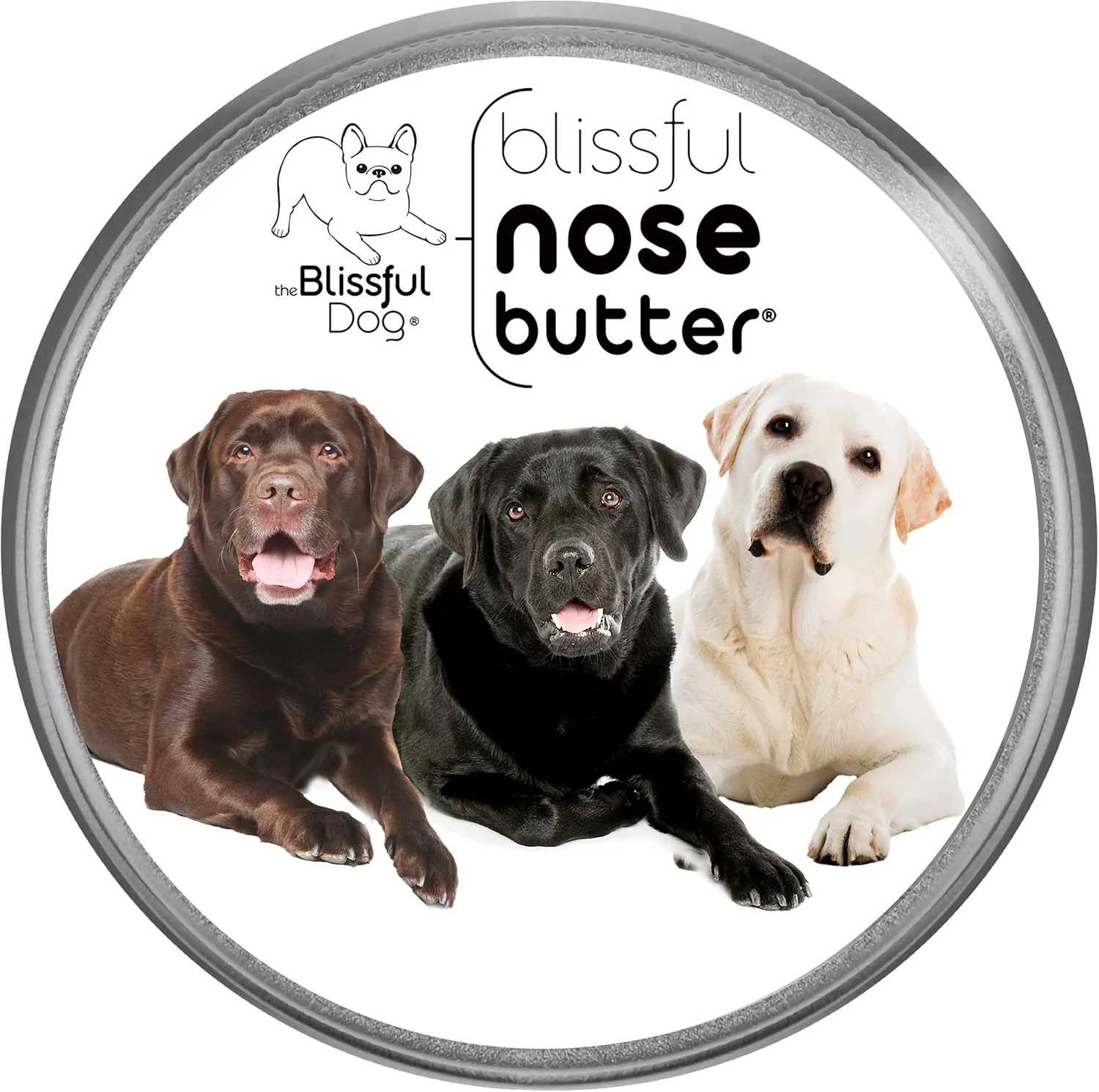 Elegant The Blissful Dog Labrador Retriever Nose Butter Versatile Dog Nose Balm for Dry Nose Handcrafted Nose Moisturizer Easy-to-Apply Dog Essentials Unscented 8 oz. Specialty