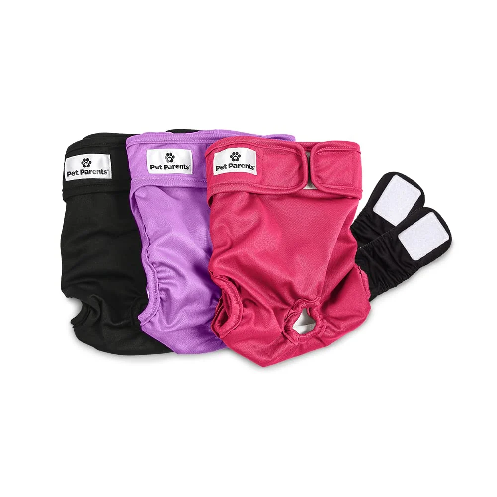 Fast Pet Parents® Washable Dog Diapers 3pack Extendrs® — Large Princess Female Recyclable