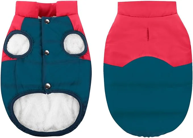 Top-Quality ASENKU Dog Winter Coat - Waterproof Windproof Dog Jacket Warm Snowproof Doggie Puffer Vest for Cold Weather Lightweight Snow Coats for Small Medium Large Dogs Red Navy XXXL About ThisOverview Classic