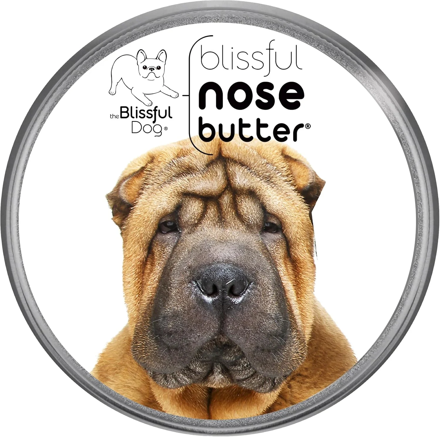 Dependable The Blissful Dog Chinese Shar-Pei Nose Butter for Dry Cracked Skin Lick-Safe Dog Nose Balm with Moisturizing Shea Butter Almond Olive and Essential Oils Pet Supplies Uncented 4 oz. Trendy