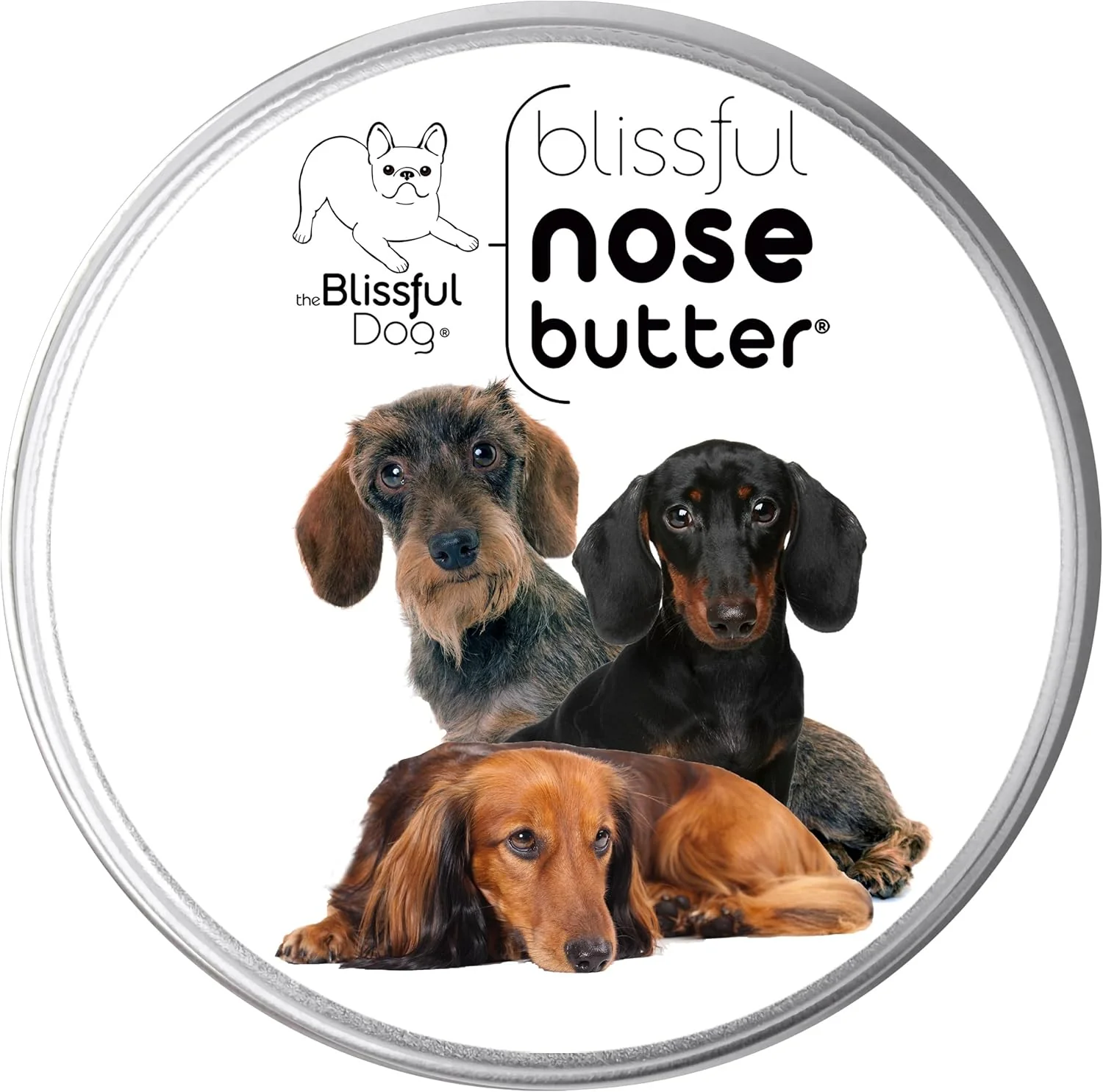 Durable The Blissful Dog Dachshund Nose Butter for Dry Cracked Skin Lick-Safe Dog Nose Balm with Moisturizing Shea Butter Almond Olive and Essential Oils Pet Supplies Uncented 1 oz. Exceptional