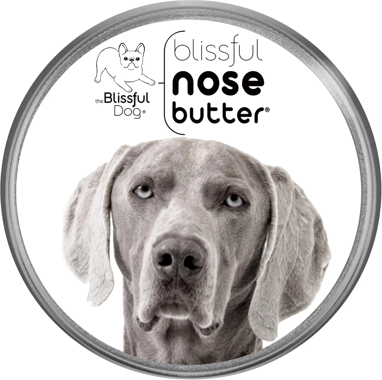 Enhanced The Blissful Dog Weimaraner Nose Butter for Dry Cracked Skin Lick-Safe Dog Nose Balm with Moisturizing Shea Butter Almond Olive and Essential Oils Pet Supplies Uncented 2 oz. Sophisticated