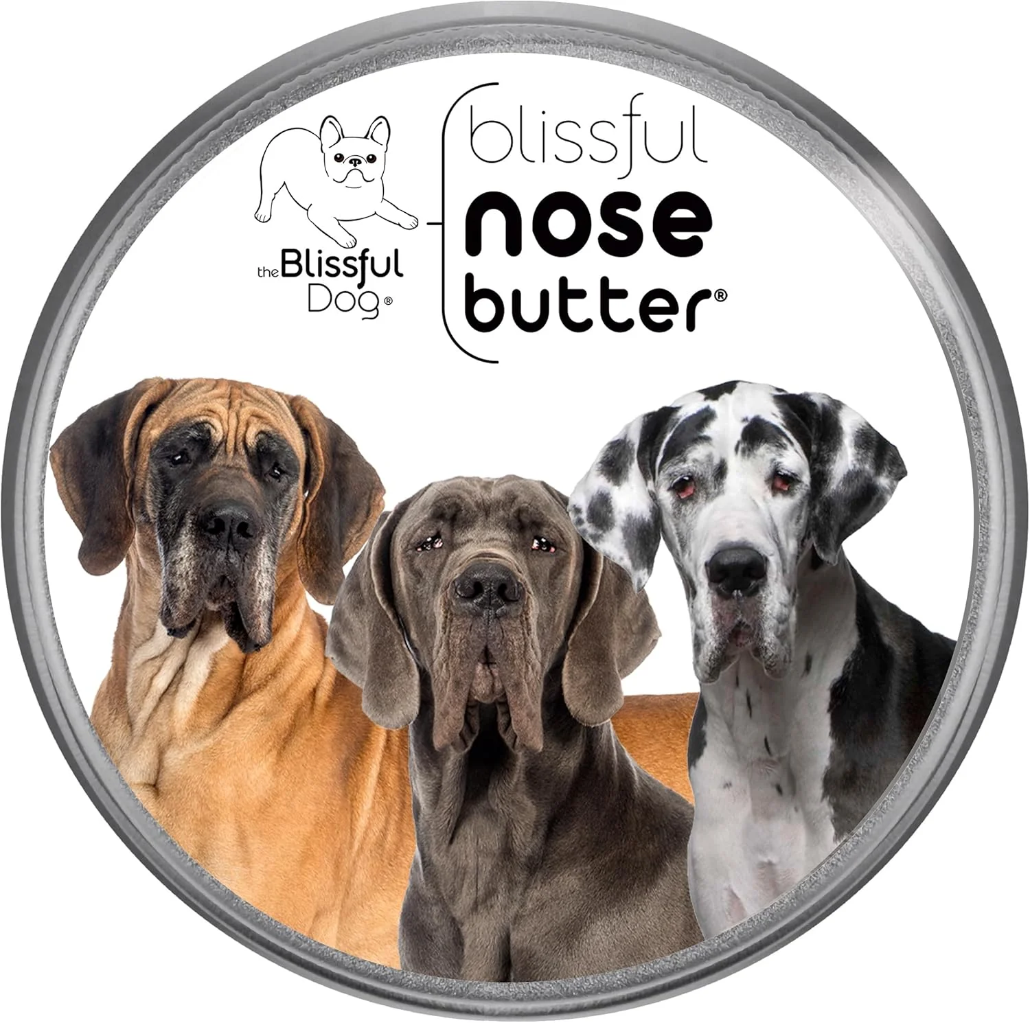 First-Class The Blissful Dog Great Dane Nose Butter Versatile Dog Nose Balm for Dry Nose Handcrafted Nose Moisturizer Easy-to-Apply Dog Essentials Unscented 2 oz. Detailed