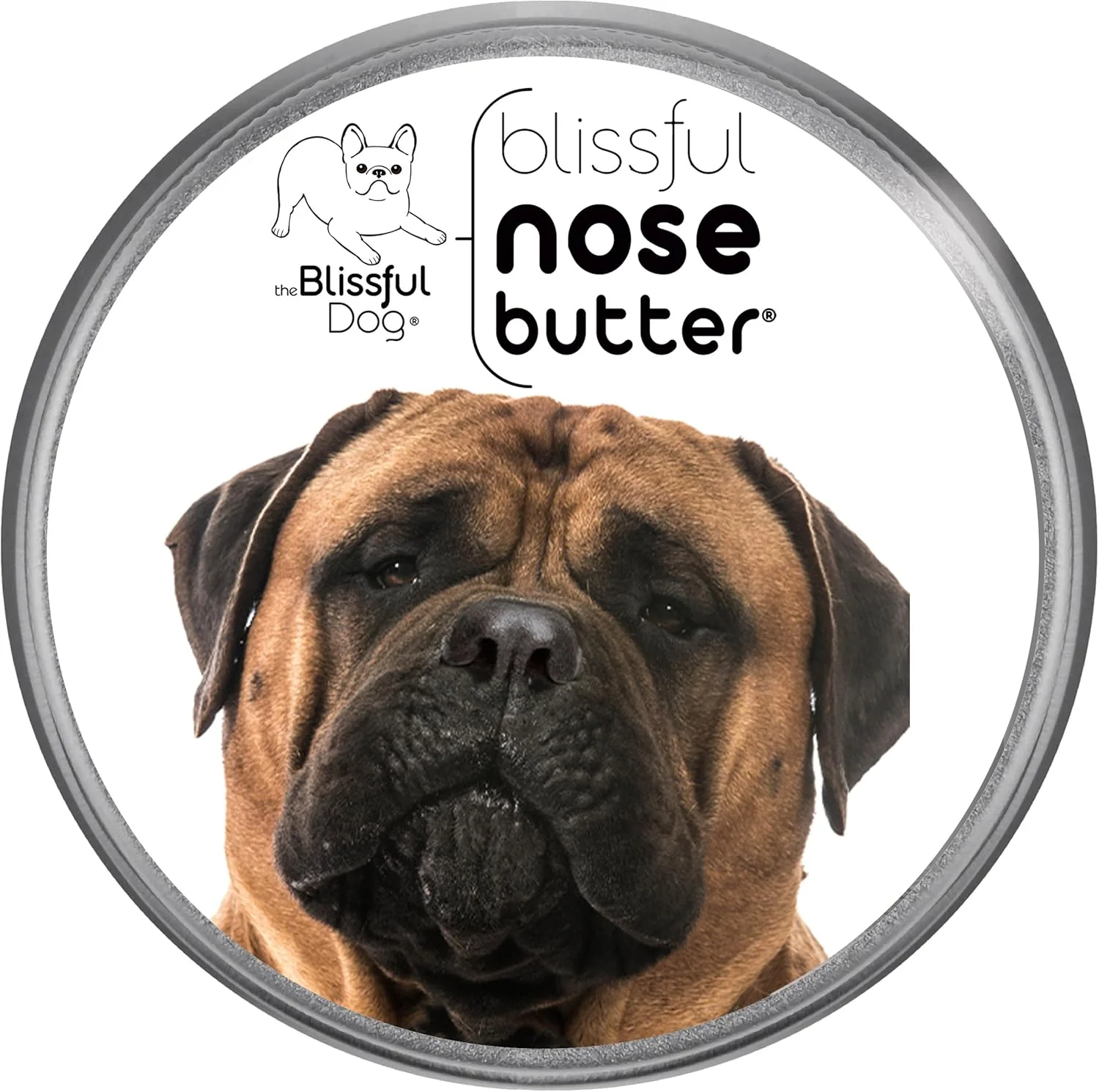 The Blissful Dog Bullmastiff Nose Butter for Dry Cracked Skin Lick-Safe Dog Nose Balm with Moisturizing Shea Butter Almond Olive and Essential Oils Pet Supplies Uncented 8 oz. Comfortable
