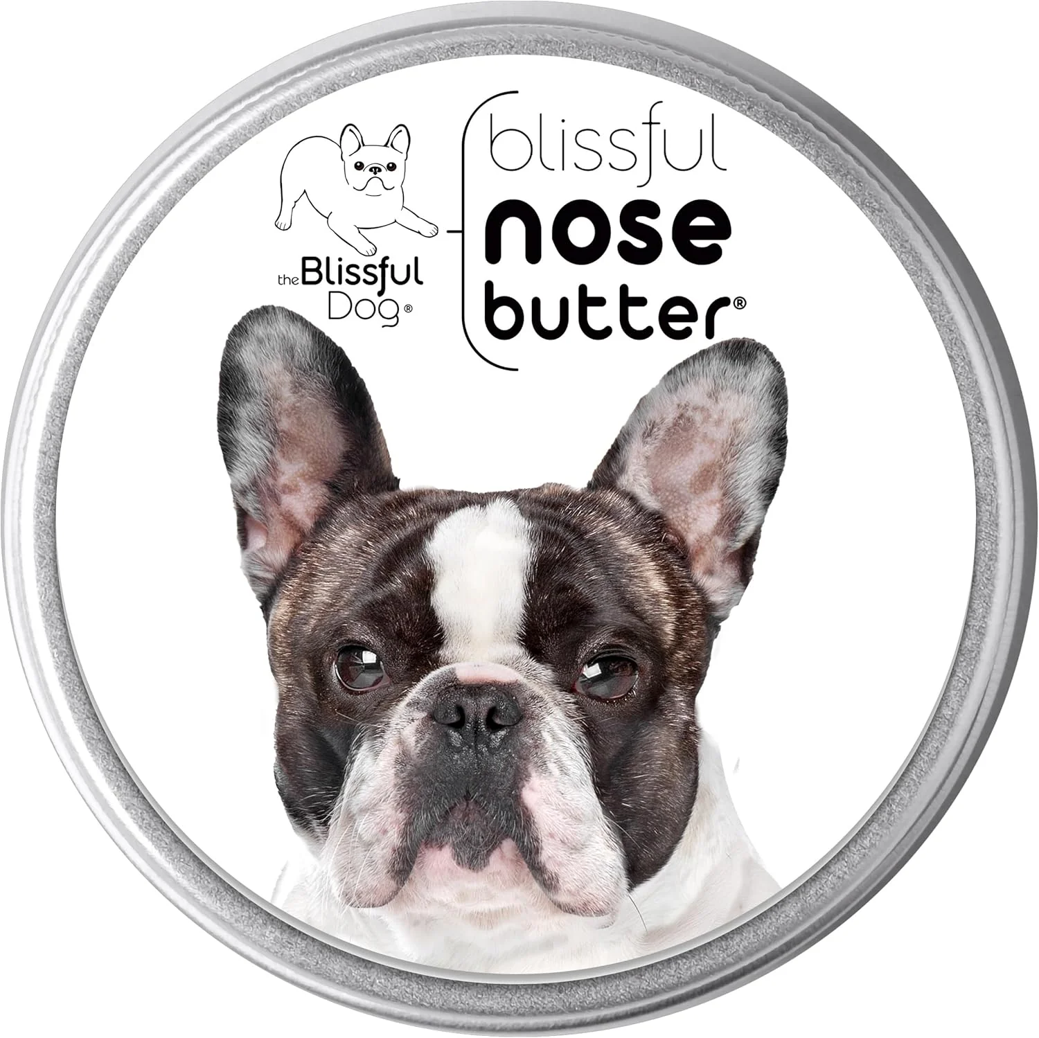 The Blissful Dog French Bulldog Pied Nose Butter for Dry Cracked Skin Lick-Safe Dog Nose Balm with Moisturizing Shea Butter Almond Olive and Essential Oils Pet Supplies Uncented 2 oz. Selected