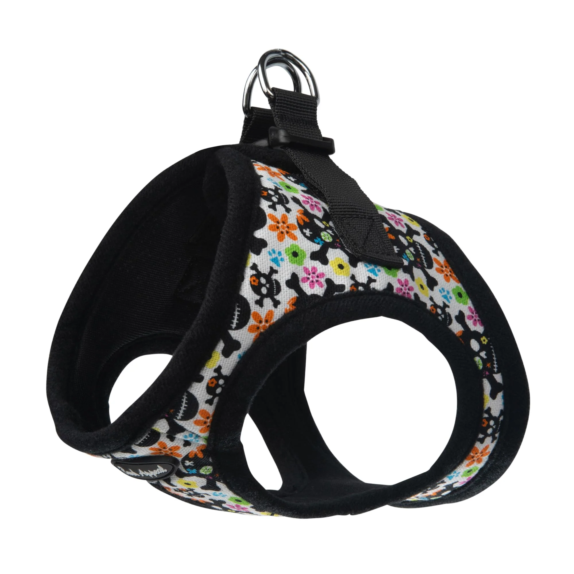 Healthy Bark Appeal Skull Multi Step-in Harness - Size S for Small–Medium Dogs Anti-Choke Adjustable Heavy-Duty Clip Efficient