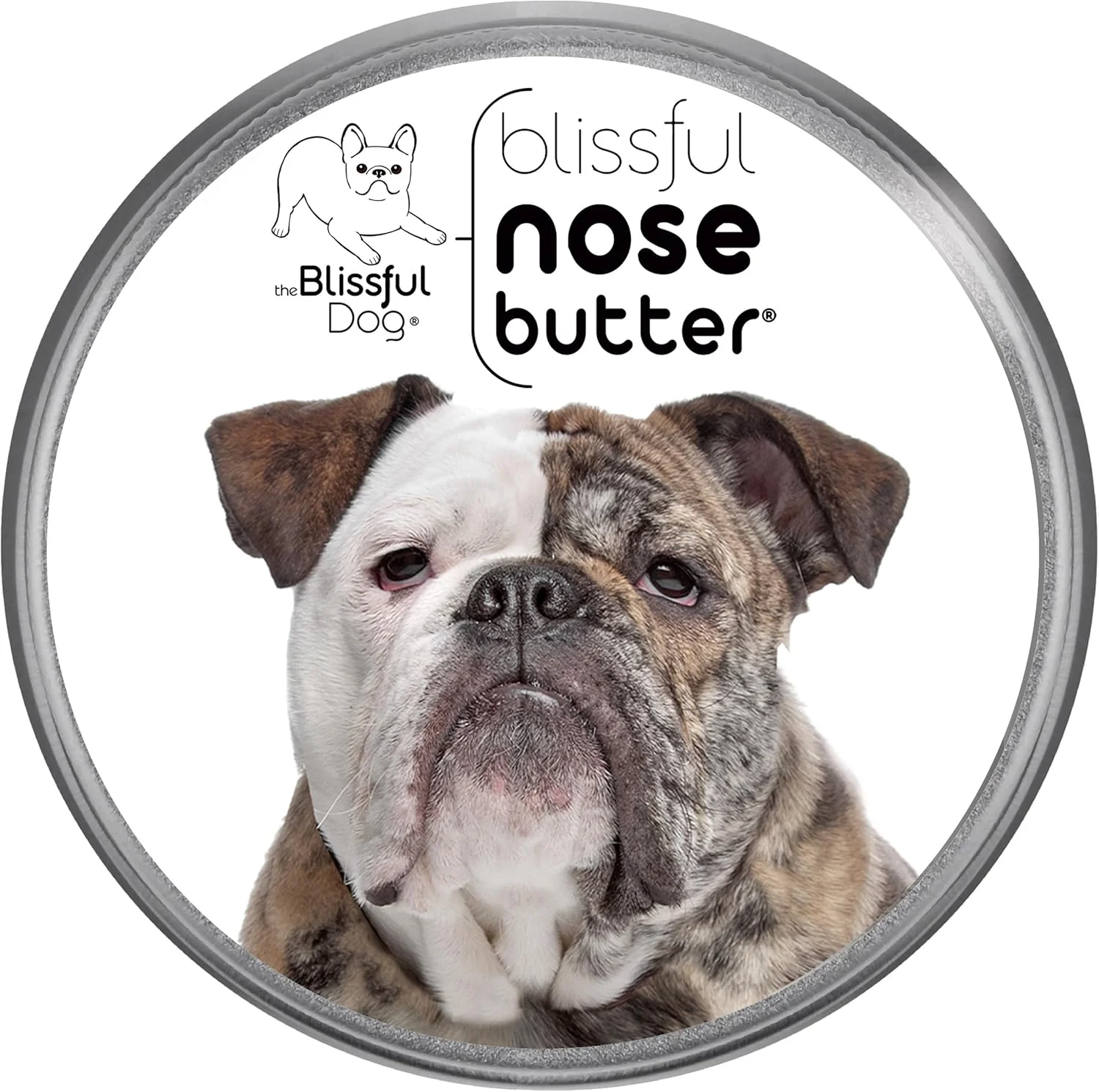 Refined The Blissful Dog Olde English Bulldogge Nose Butter for Dry Cracked Skin Lick-Safe Dog Nose Balm with Moisturizing Shea Butter Almond Olive and Essential Oils Pet Supplies Uncented 2 oz. Convenient