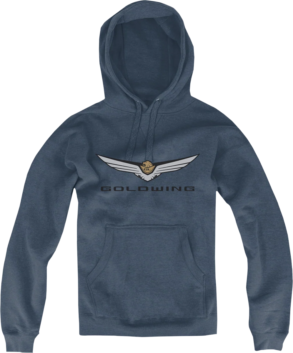 Excellent HONDA APPAREL Honda Goldwing Hoodie - Navy - Medium NP21S-S1838-M Breathable