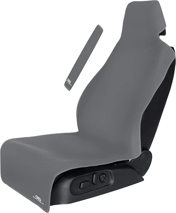 Breathable Gorla Gear Gray Premium Universal Fit Waterproof Stain Resistant Grey Car Seat Cover Neoprene Non-Slip Bucket Seat Dog Sweat Proof Protector Save Your Leather Cloth Seats Van Truck Auto SUV SedanAbout ThisOverview Environmentally Friendly