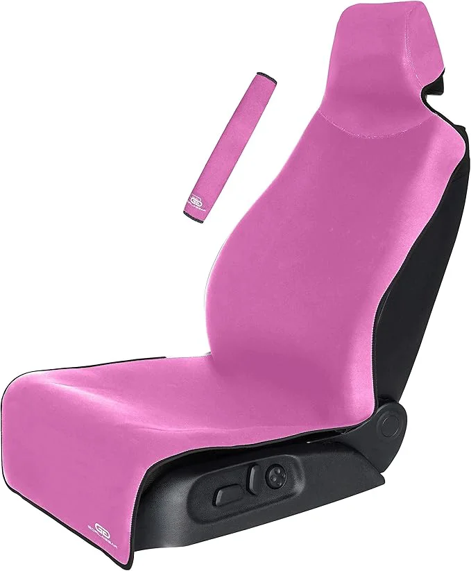 Certified Gorla Gear Pink Premium Universal Fit Waterproof Stain Resistant Car Seat Cover Neoprene Non-Slip Bucket Seat Dog Sweat Proof Protector Save Your Leather Cloth Seats Automotive Van Truck SUV SedanAbout ThisOverview Excellent