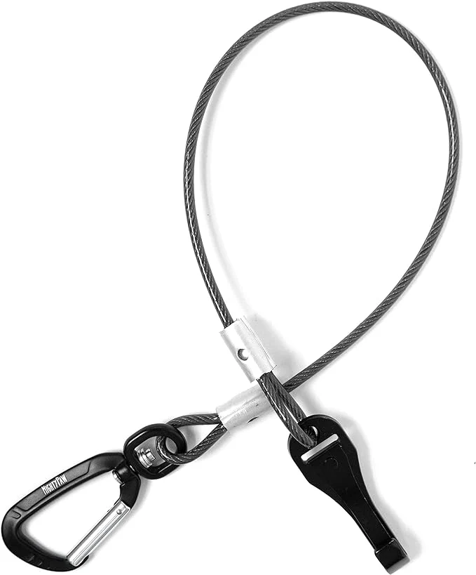 Classic Mighty Paw Dog Seat Belt - Chew-Proof Metal Safety Restraint - Steel Braided Vehicle Tether - Rock Climbers Carabiner Included - Pet Car Leash Seat Belts - Dogs Car Safety Harness -Black 40cmAbout ThisOverview Top-Quality
