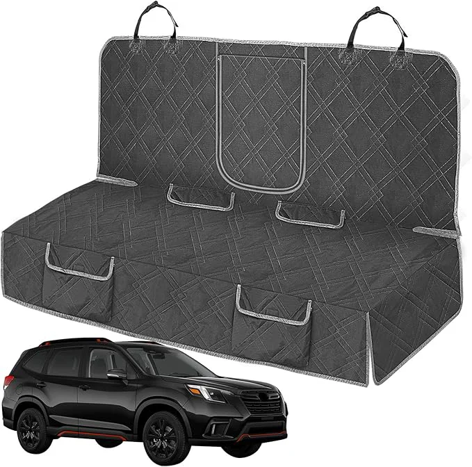 Easy-to-Use Dog Car Seat Cover Compatible with Subaru Forester 2002-2025 Waterproof Pet Bench Seat Cover for Back Seat 600D Heavy Duty Scratch Proof Nonslip Truck Seat Covers for DogsAbout ThisOverview Selected
