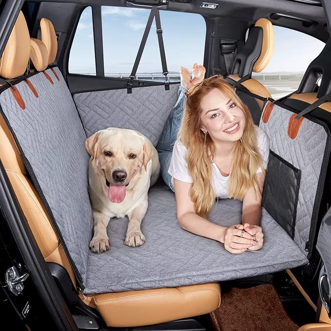 Casual YJGF Back Seat Extender - Dog Car Seat Cover Hammock for Dogs GreyAbout ThisOverview Modern