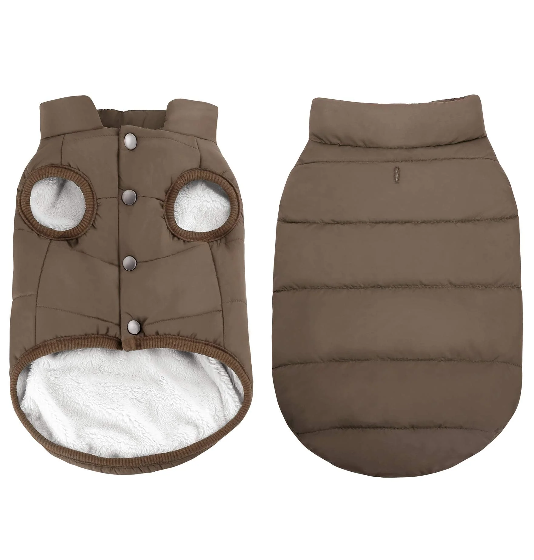 Quality ASENKU Dog Winter Coat - Waterproof Windproof Snowproof Puffer Jacket Coffee L Classic