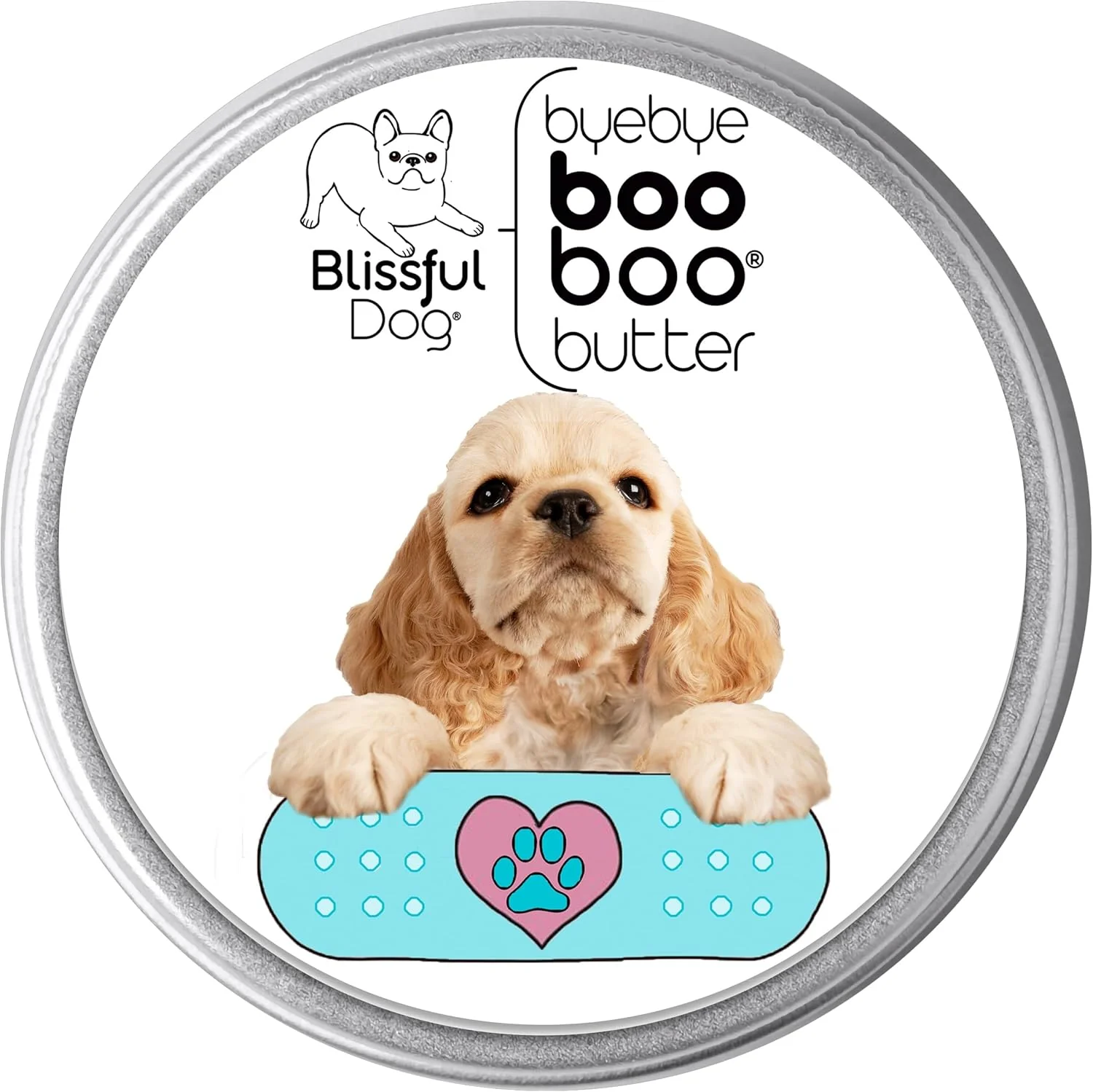 Durable The Blissful Dog 1 oz TIN Cocker Spaniel Booboo Butter Artisan