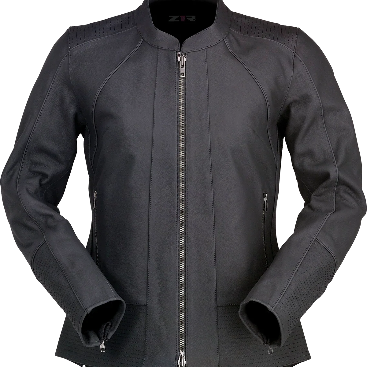 Trusted Z1R Women's Matchlock Leather Jacket - Black - 3W 2813-1032 Luxury