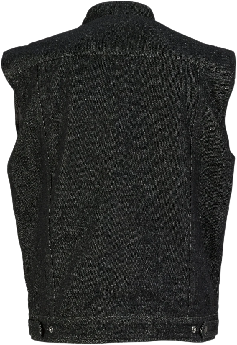 Stylish Z1R Denim Vest - Black - 2XL 2820-4488 Fashionable