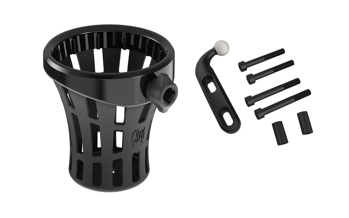 Carefully Designed CIRO Drink Holder - Gen 2 - Big Ass® - Black - Black Perch Mount 55911 Smart