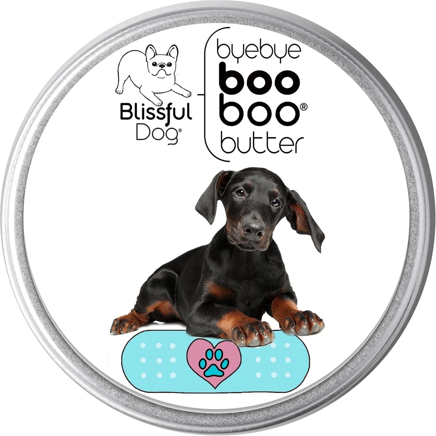 Advanced The Blissful Dog Doberman Pinscher Boo Boo Butter 4-Ounce Safe