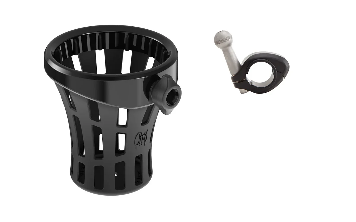 Secure CIRO Drink Holder - Gen 2 - Big Ass® - Black - Black 7 8 1 Handlebar Mount 55913 Flexible