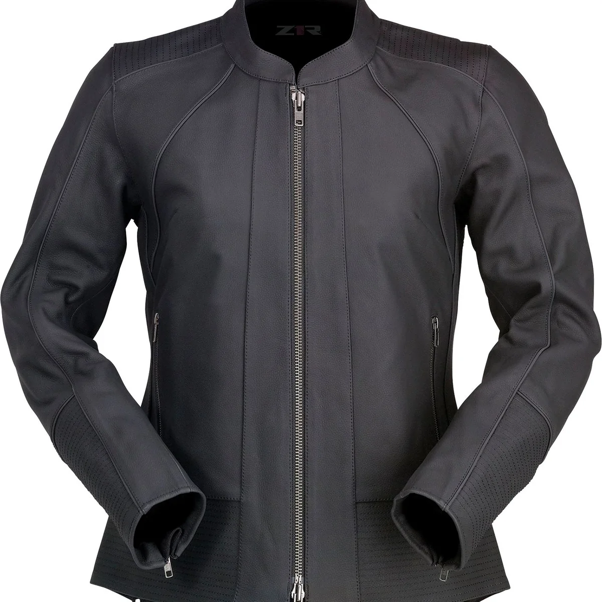 Exclusive Z1R Women's Matchlock Leather Jacket Sophisticated