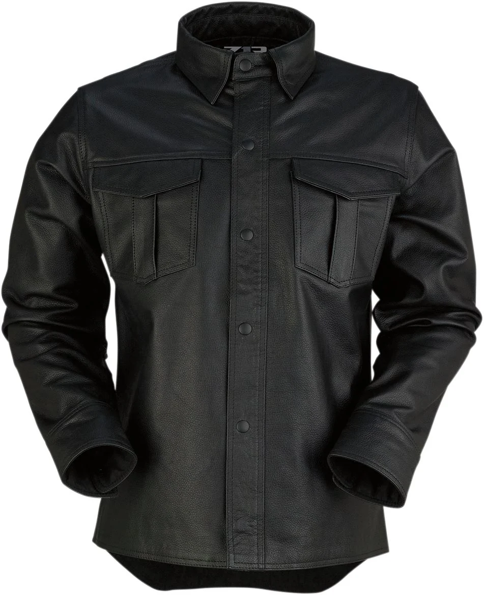 Carefully Designed Z1R Motz Leather Shirt Convenient