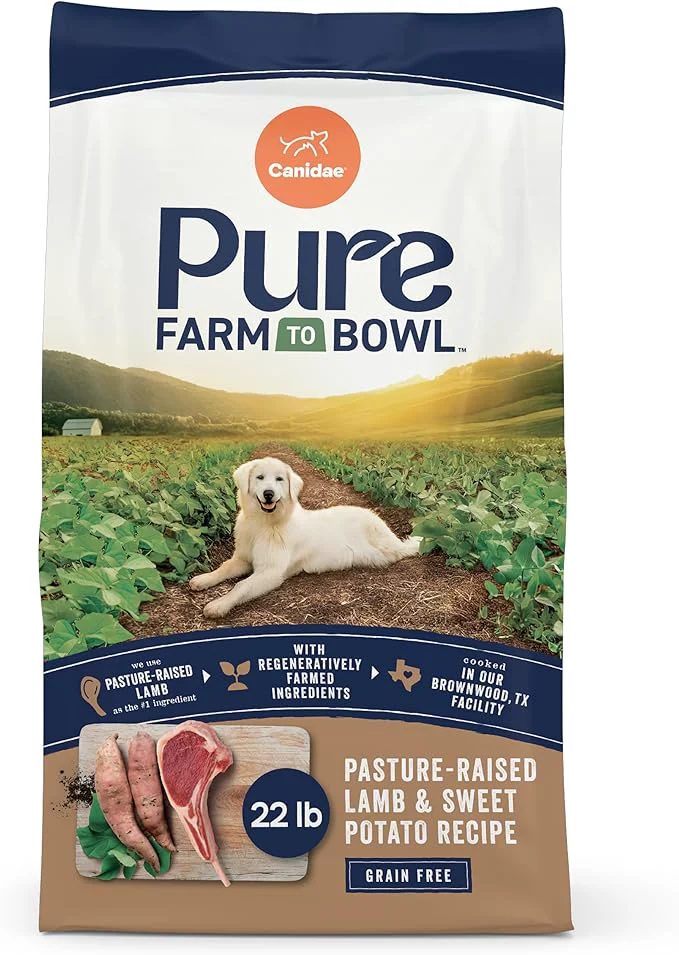 User-Friendly Canidae Pure Farm to Bowl Pasture-Raised Lamb Sweet Potato Grain- Dry Dog Food Adult 22lbAbout This Original Design