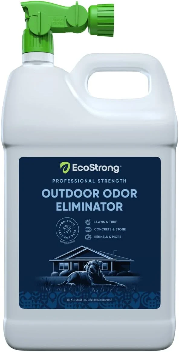 Smooth Eco Strong Outdoor Odor Eliminator Outside Dog Urine Enzyme Cleaner Powerful Pet Cat Animal Scent Deodorizer Professional Strength for Yard Turf Kennels Patios Decks 128 oz W Sprayer About ThisOverview Next-Generation