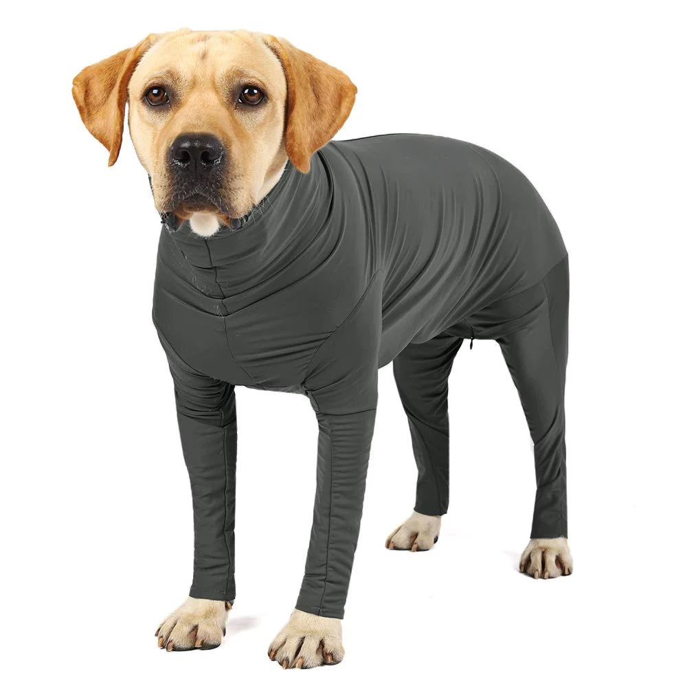 Contemporary Etdane Recovery Suit for Dogs – Post-Surgery Onesie with Anti-Licking Shedding Control Grey X-Large Quality