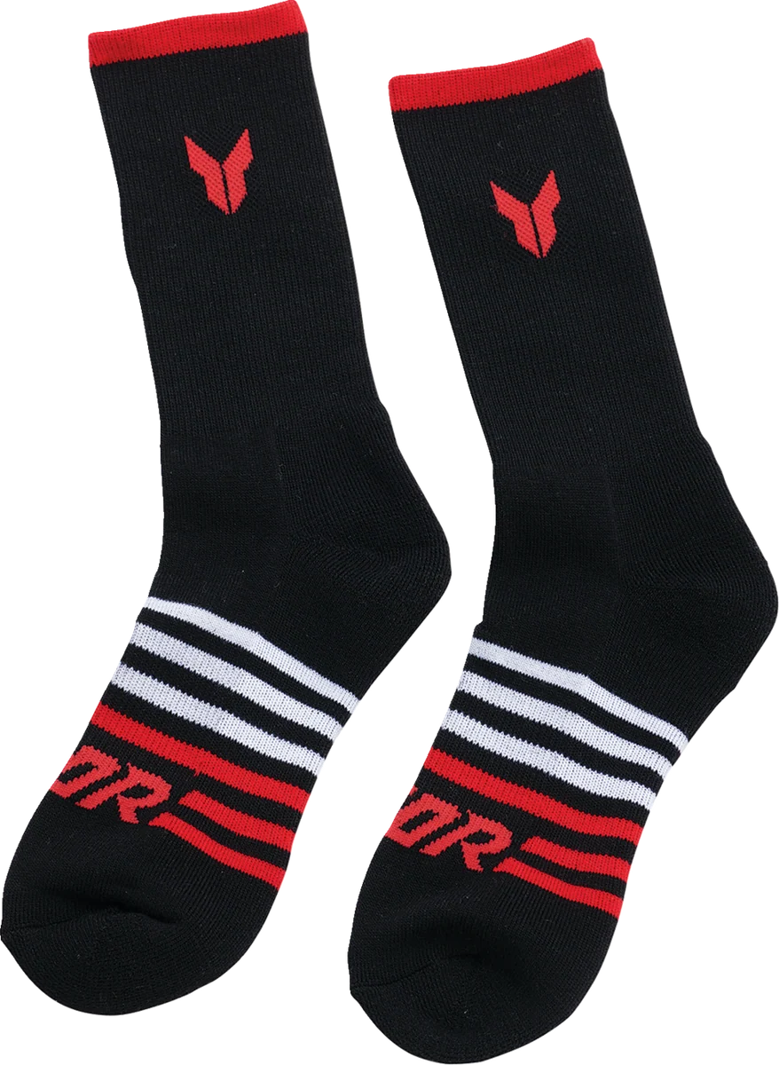 Luxury THOR Crew Socks - Black - Small Medium - 3 Pack 3431-0856 Classic