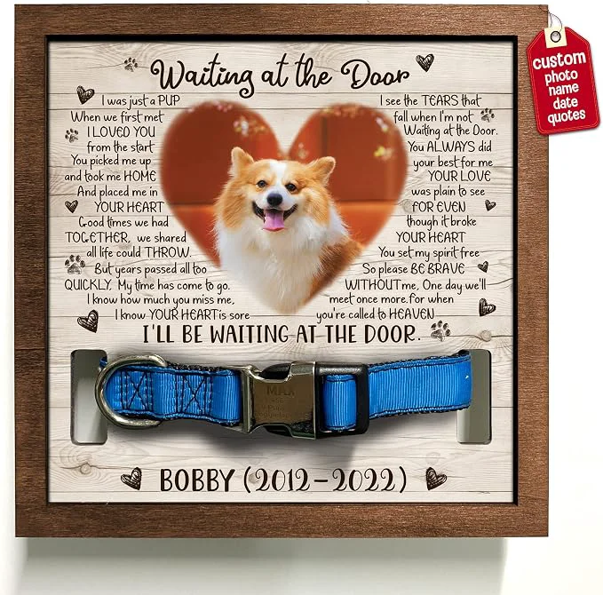Easy-to-Use Personalized Pet Memorial Gifts Dog Memory Gifts Cat Memorial Frame Dog Died Consistent