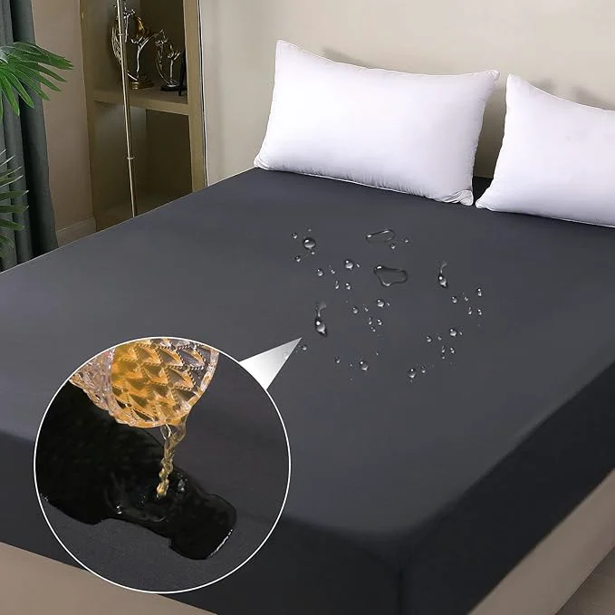 Healthy Waterproof Mattress Protector Full Fitted Sheet Style Breathable Mattress Cover Classic