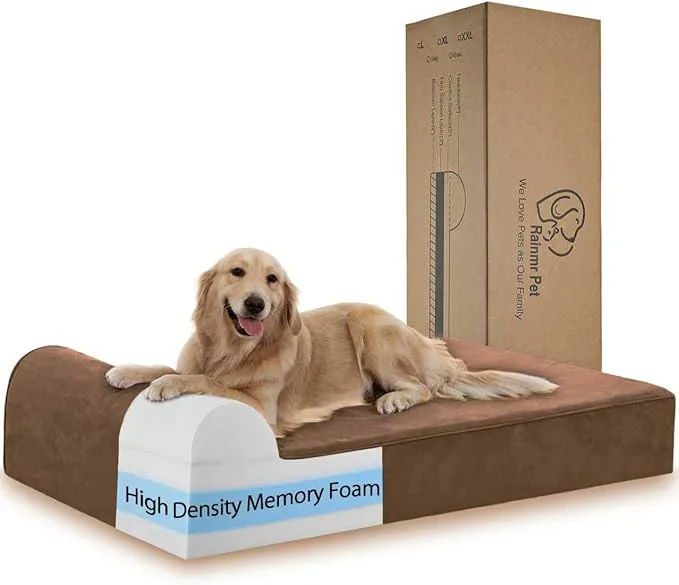 Versatile Orthopedic Dog Beds for Large Dogs 7 Memory Foam Dog Beds with Waterproof Liner Chew Proof Microsuede Cover Removable and Washable Nonskid Bottom 60 x48 x7 XXL ChocolateAbout ThisOverview Easy-to-Use