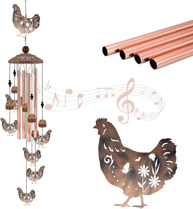 Pure for Women Chicken Wind Chimes for Outside Decoration for Outdoor Next-Generation