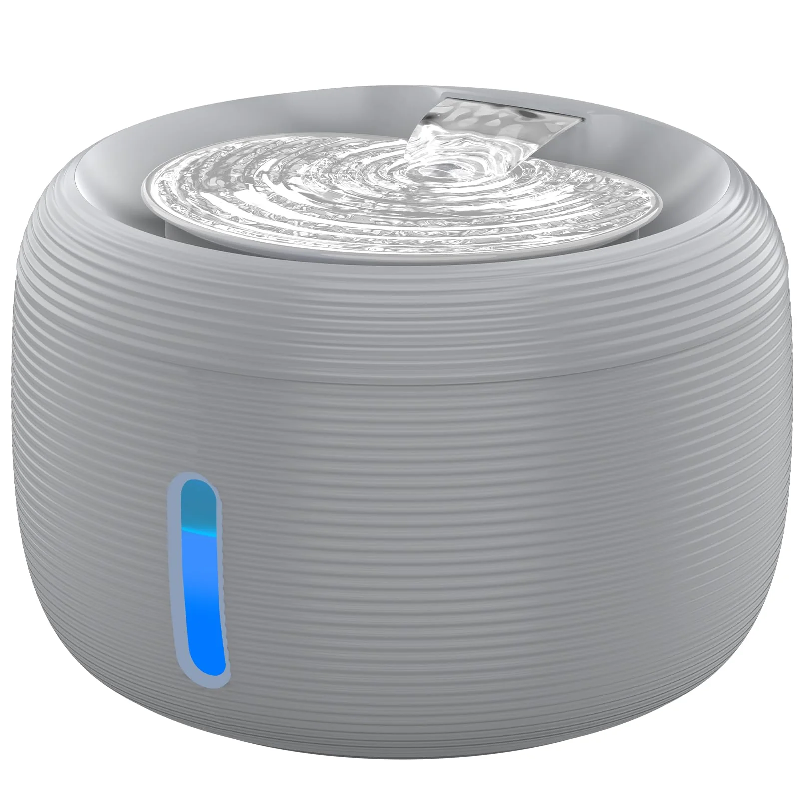Carefully Designed SIBAYS FS77 3.5L Cat Water Fountain Grey – Large Capacity Ultra-Quiet Auto Water Dispenser Optimized