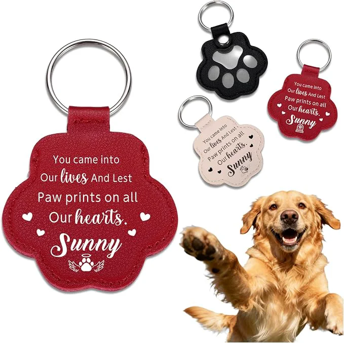 Natural Eunigem Personalized Pet Hair Keychain Specialty