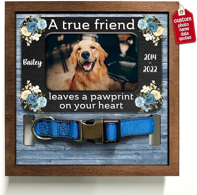 Fast Dog Memorial Gifts Personalized Loss Of Pet Dog Memorial Picture Frame Pet Loss Eco-Friendly