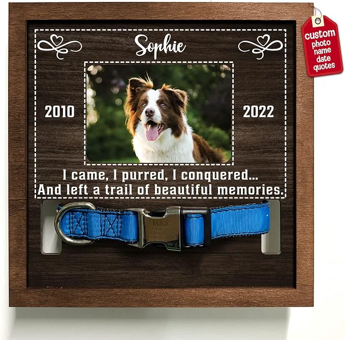 Traditional Customized Dog Picture Frames for Dogs That Passed Personalized Gifts for Pets Professional