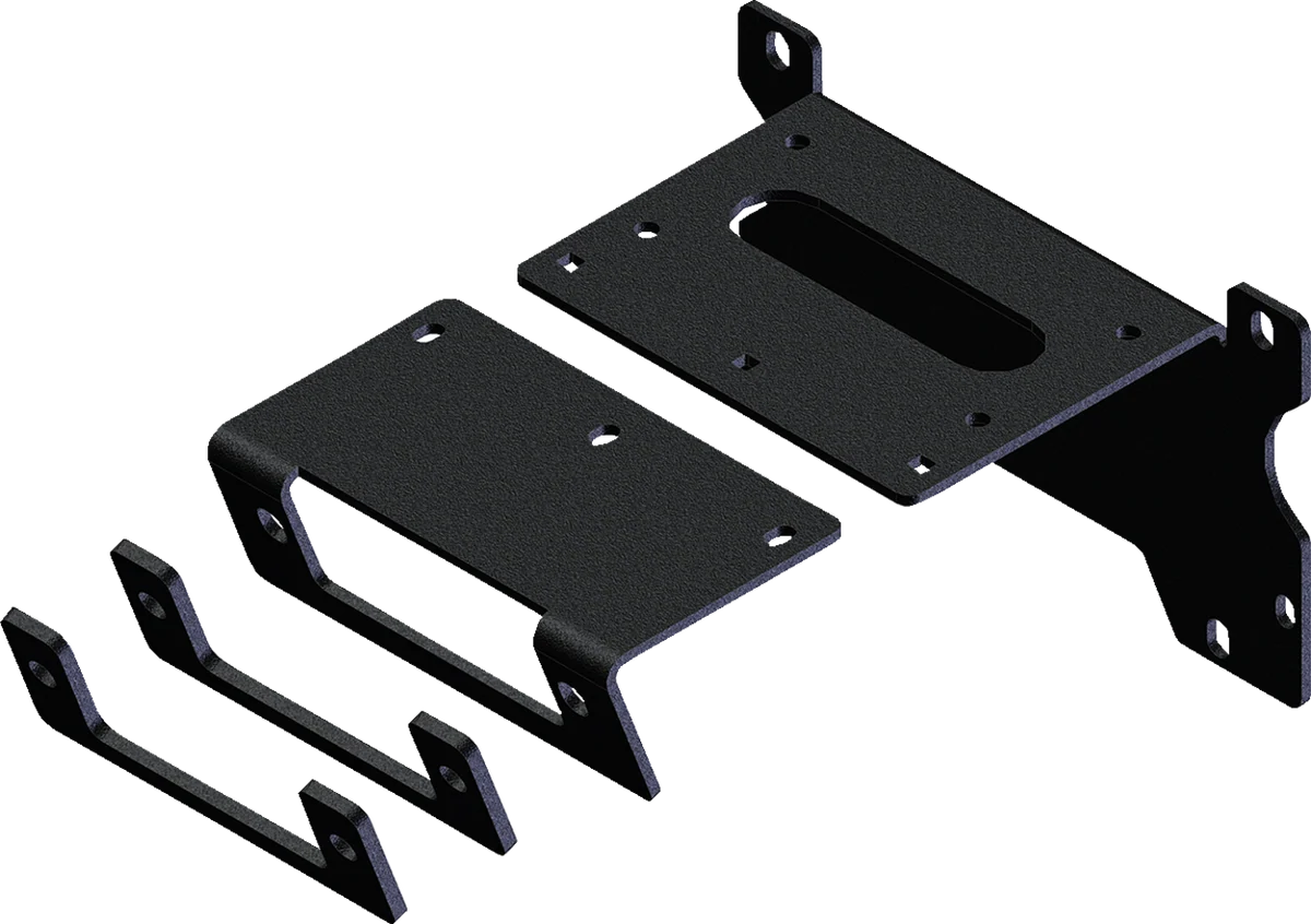 Versatile KFI PRODUCTS Winch Mount - Polaris 102180 Lightweight