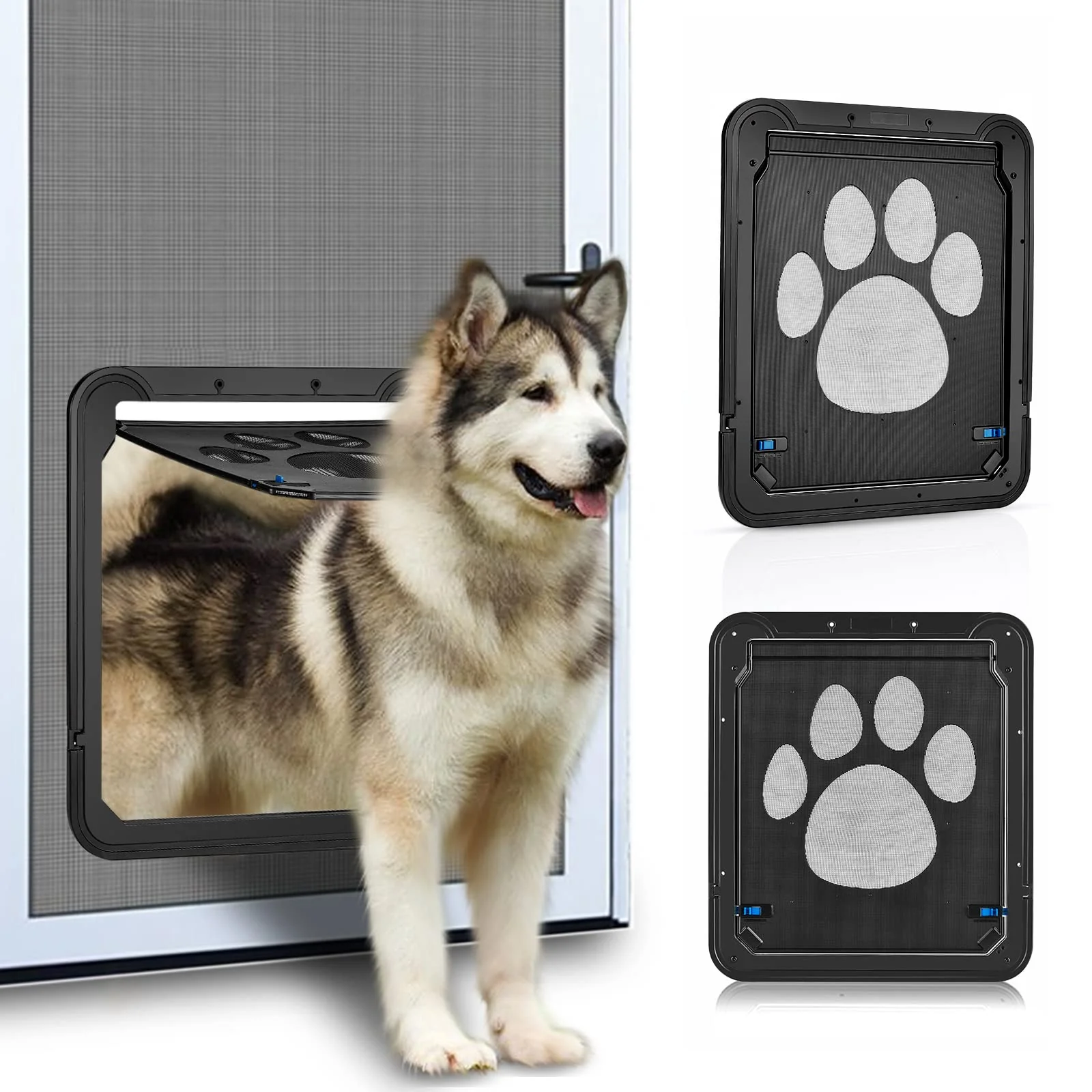 Contemporary Ownpets Dog Screen Door – Magnetic Self-Closing Lockable Pet Door for Windows Doors Fine Crafted